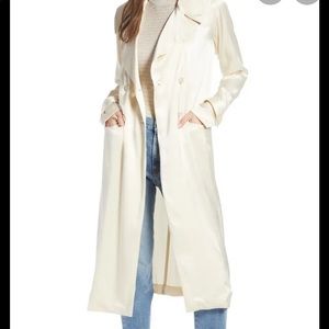 Something Navy Trench Coat